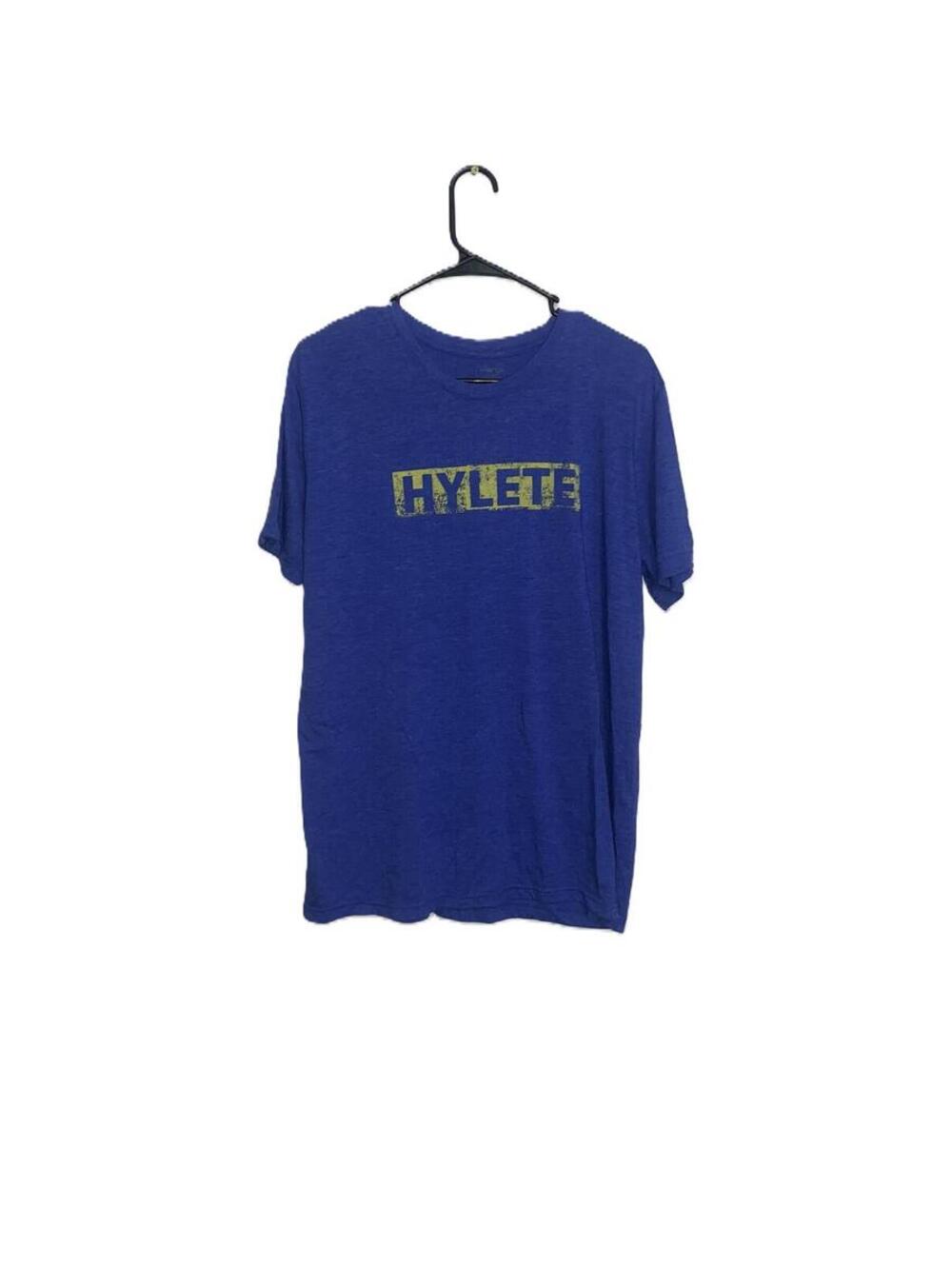 Hylete Blue Graphic Athletic Tee XL Gym Training Workout Shirt Men